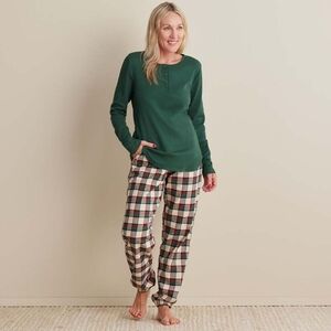 The Company Store  Flannel Women's Jogger Pants Pajama Set - Idyllwild,